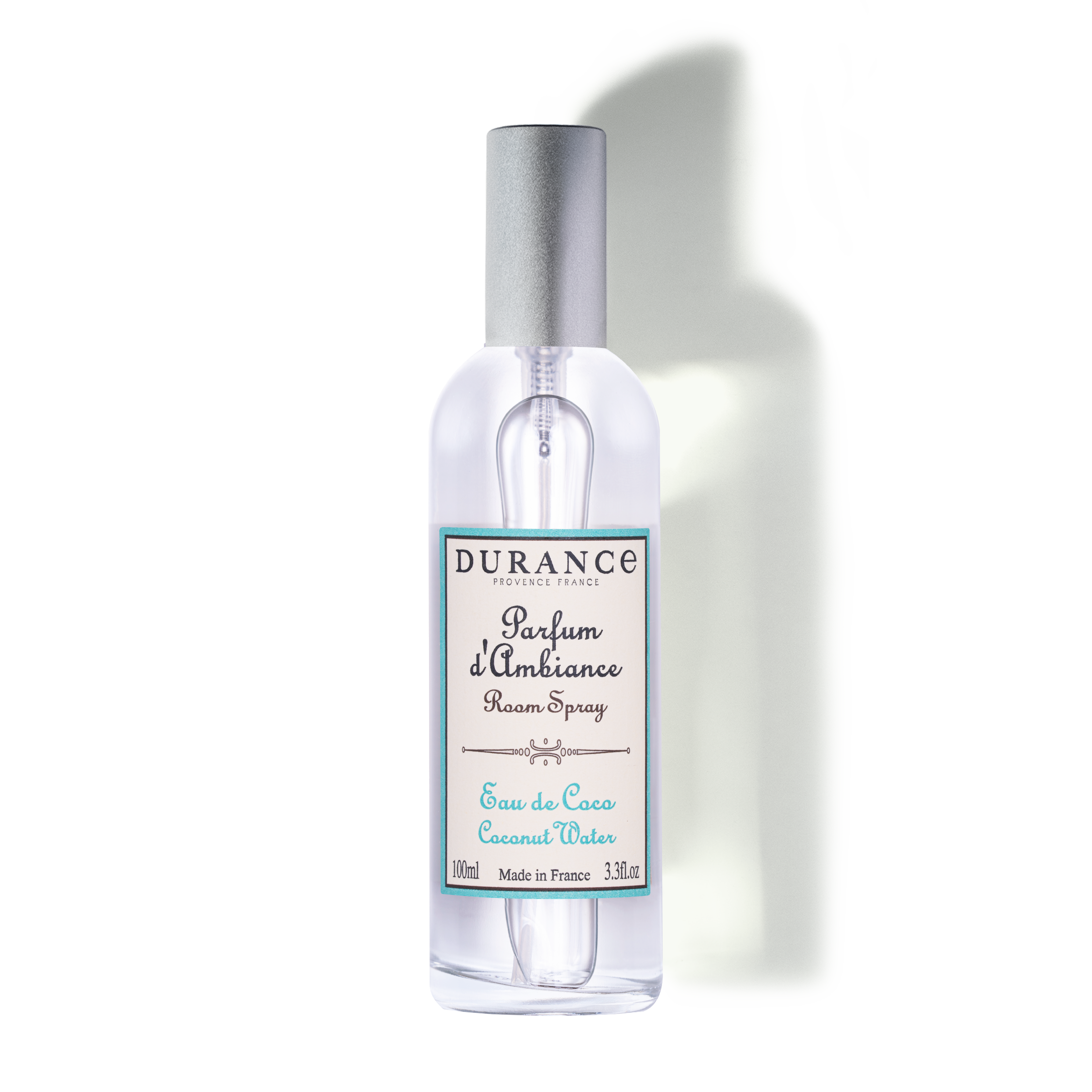 Durance coconut, vanilla and white flowers Air Freshener spray bottle